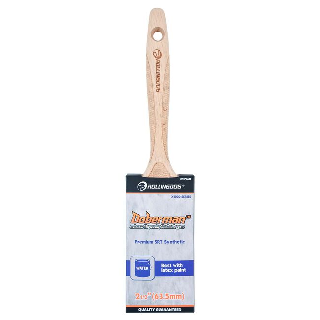 Doberman 2.5" Paint Brush With Beechwood Handle